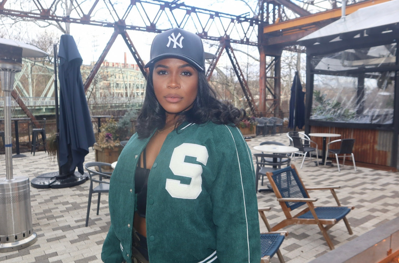 S On My Chest Varsity Jacket